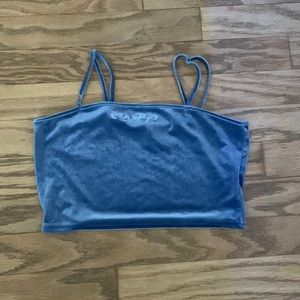 Forever 21 unused velvet tanktop